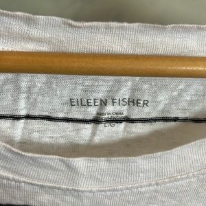 Eileen Fisher striped tunic length top